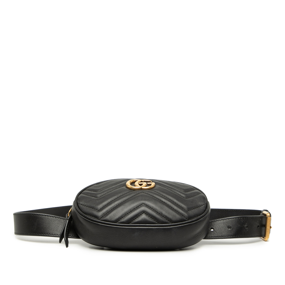Pre-Loved Gucci GG Marmont Matelasse Leather Belt Bag - Picture 3 of 7